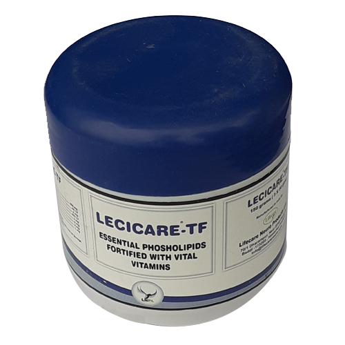 Product Name: Lecicare TF, Compositions of Lecicare TF are Essential Phosholipids Fortified with VItal Vitamins - Lifecare Neuro Products Ltd.