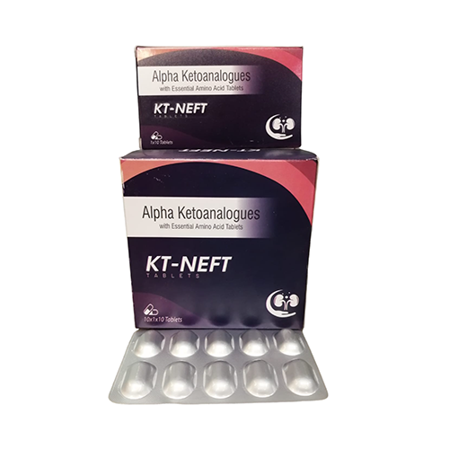 Product Name: KT NEFT, Compositions of KT NEFT are Alpha Ketoanalogues - Human Biolife India Pvt. Ltd