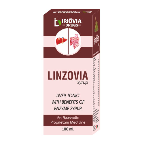 Product Name: Linzovia, Compositions of Linzovia are Liver Tonic with Benifits of Enzyme Syrup - Innovia Drugs
