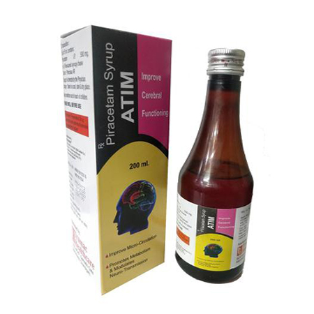 Product Name: Atim, Compositions of Atim are Piracetam Syrup - Trumac Healthcare