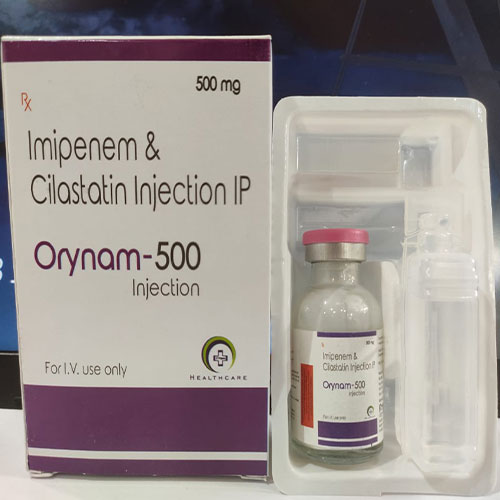 Product Name: Orynam 500, Compositions of Orynam 500 are Imipenem & Cilastatin - Oriyon Healthcare