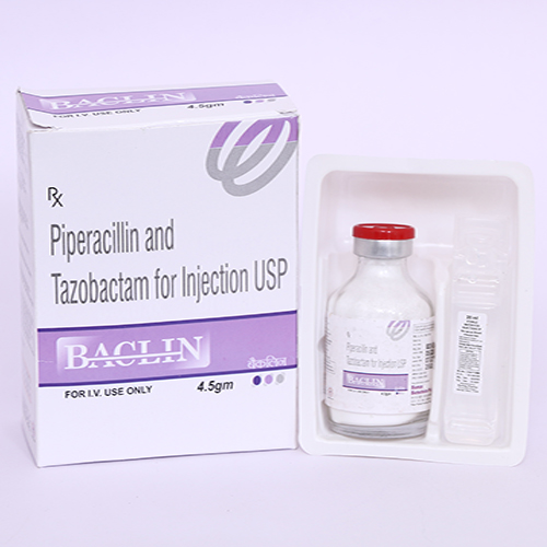 Product Name: BACLIN, Compositions of BACLIN are Piperacillin and Tazobactam for Injection USP - Biomax Biotechnics Pvt. Ltd