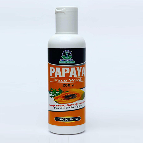 Product Name: PAPAYA FACE WASH , Compositions of PAPAYA FACE WASH  are Ayurvedic Proprietary Medicine - Divyaveda Pharmacy