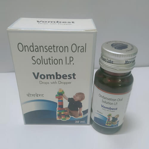 Product Name: Vombest, Compositions of Vombest are Ondansetron Oral Solution IP - Macro Labs Pvt Ltd