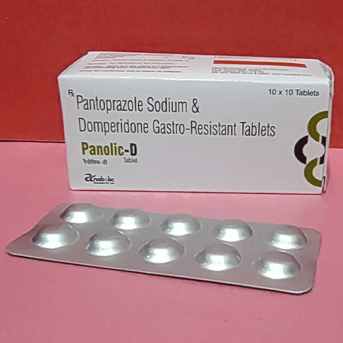 Product Name: Panolic D, Compositions of Panolic D are pantoprazole Sodium & Domperidone Gastro Resistant - Anabolic Remedies Pvt Ltd