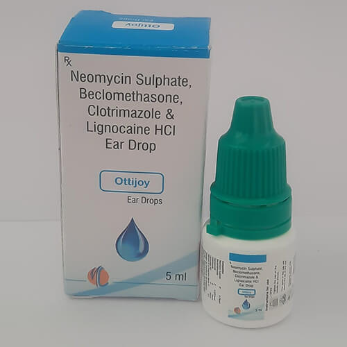 Product Name: Ottijoy, Compositions of Ottijoy are Neomycin Sulphate,Beclomethasone,Clotrimazole & Lignocaine Hcl Ear Drop - Macro Labs Pvt Ltd