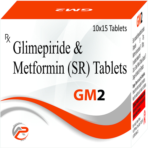 Product Name: GM2, Compositions of GM2 are Glimepiride & Metfortin (SR)Tablets - Ambrosia Pharma
