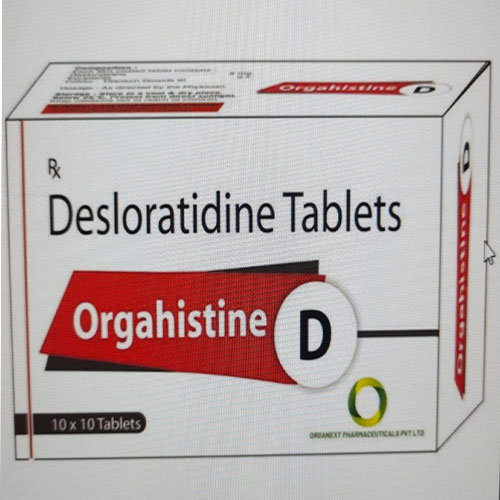 Product Name: Orgahistine D, Compositions of Orgahistine D are Desloratidine - G N Biotech