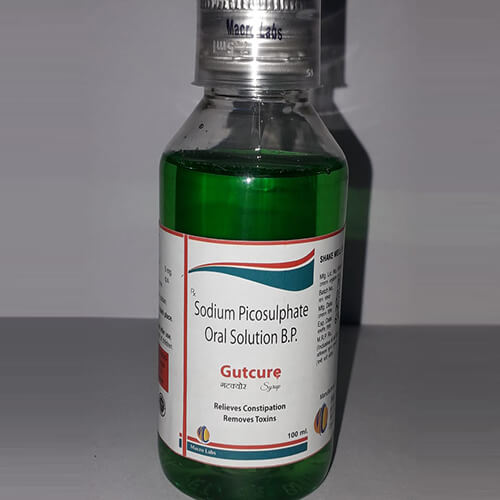 Product Name: Gutcure, Compositions of Gutcure are Sodium  Picosulphate Oral Suspension B.P. - Macro Labs Pvt Ltd