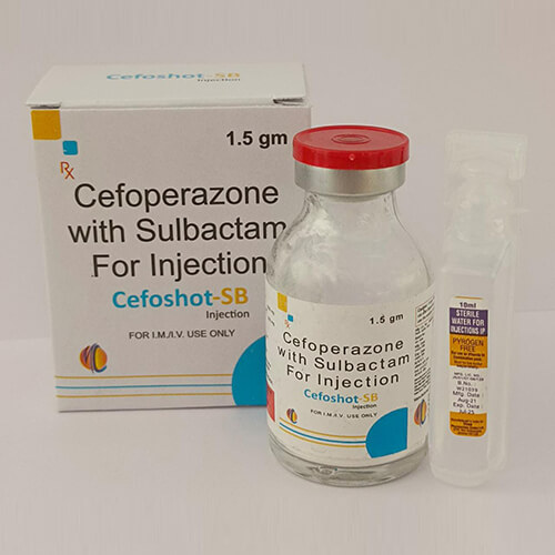 Product Name: Cefoshot SB, Compositions of Cefoshot SB are Cefoperazone with sulbactom For Injection - Macro Labs Pvt Ltd