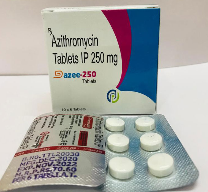 Product Name: Dazee 250, Compositions of Dazee 250 are Azithromycin - G N Biotech