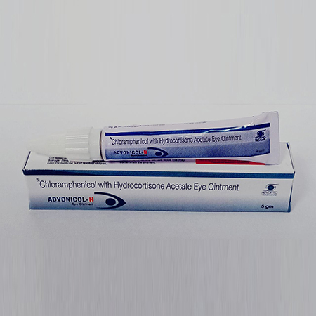 Product Name: Advonicol H, Compositions of Advonicol H are Chlorpheniramine with Hydrochloride Acetate Eye Ointment - Ronish Bioceuticals