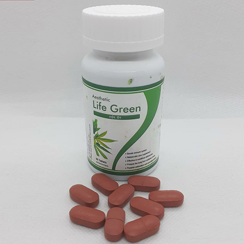 Product Name: Aesthetic Life Green, Compositions of Ayurvedic proprietary medicine are Ayurvedic proprietary medicine - Medicamento Healthcare