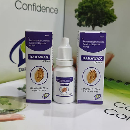 Product Name: Dakawax, Compositions of Dakawax are Lignocaine Eye Drops - Dakgaur Healthcare