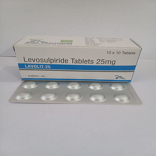 Product Name: LAVOLIT 25, Compositions of LAVOLIT 25 are Levosulpiride Tablets 25 mg - Arlig Pharma