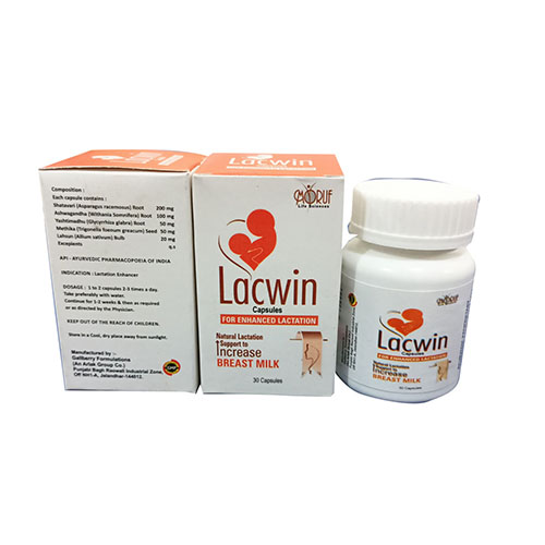 Product Name: Lacwin, Compositions of are Enhanced Lactation - Arlak Biotech