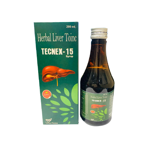 Product Name: TECNEX 15, Compositions of TECNEX 15 are Herbal Liver Tonic - Tecnex Pharma