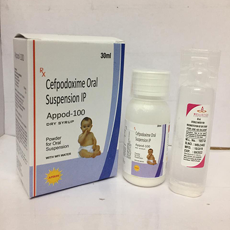 Product Name: APPOD 100, Compositions of APPOD 100 are Oral Suspension IP - Apikos Pharma