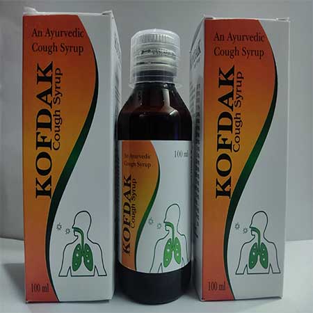 Product Name: Kofdak, Compositions of Kofdak are An Ayurvedic Cough Syrup - Dakgaur Healthcare