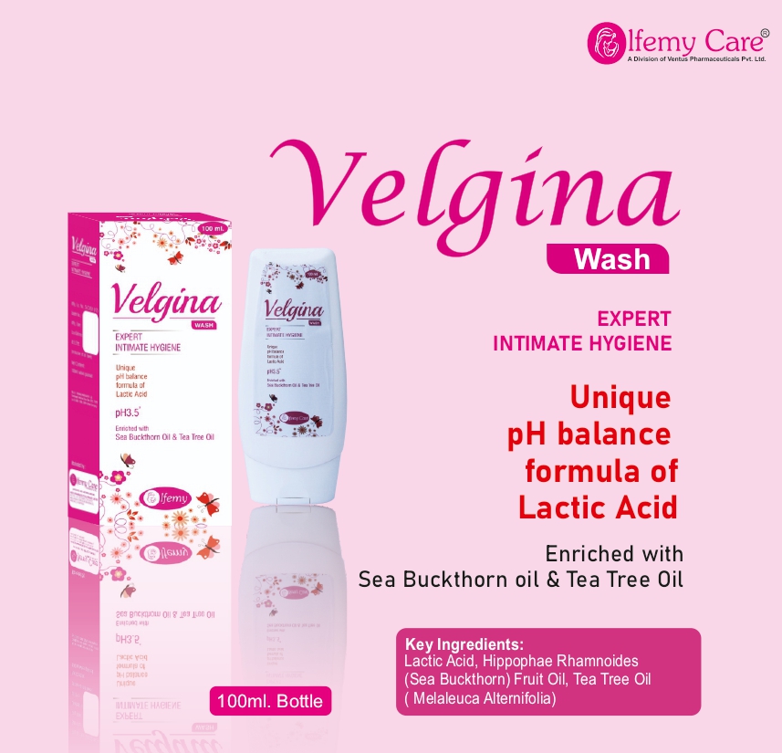 Product Name: Velgina, Compositions of Velgina are Unique Ph Balance formula of Lactic Acid - Olfemy Care
