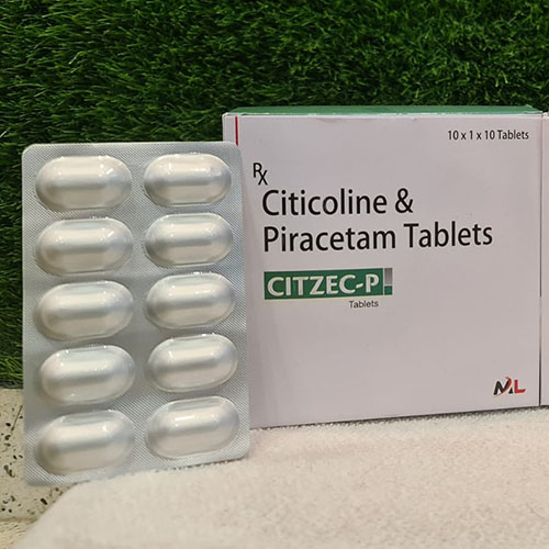 Product Name: Citzec P, Compositions of Citzec P are Citicoline & Piracetam Tablets - Medizec Laboratories