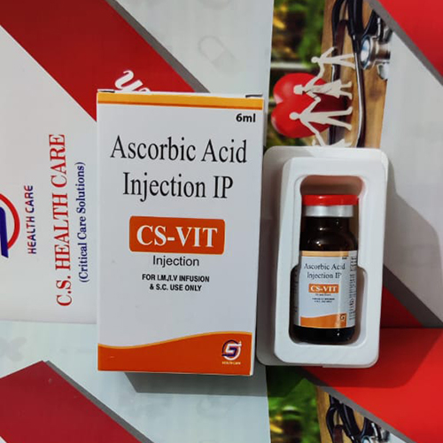 Product Name: CS VIT, Compositions of CS VIT are Ascorbic Acid Injection IP - C.S Healthcare