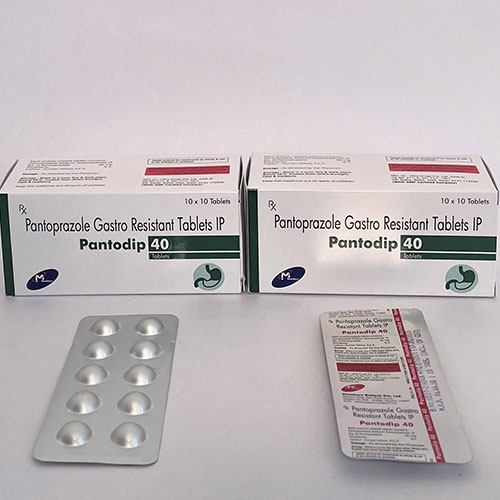 Product Name: Pantodip 40, Compositions of are Pantoprazole Gastro Resistant - Mondove Biotech Pvt Ltd