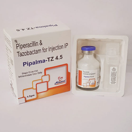 Product Name: Pipalma TZ, Compositions of Pipalma TZ are Piperacillin & Tazobactam - Almatica Pharmaceuticals Private Limited