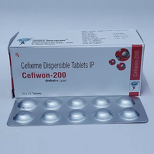 Product Name: Cefiwon 200, Compositions of Cefiwon 200 are Cefixime Dispersible Tablets IP  - WHC World Healthcare