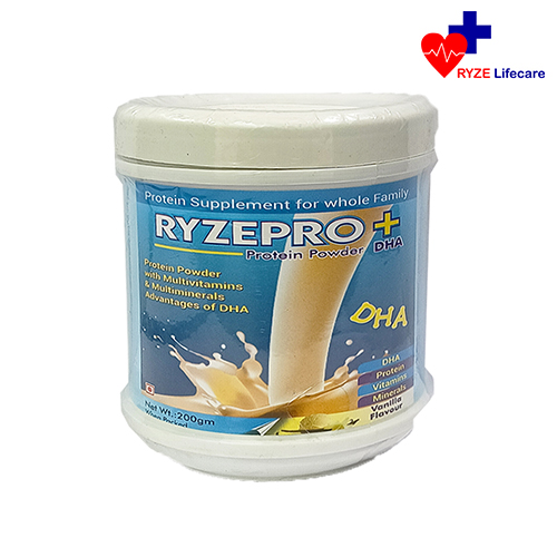 Product Name: Ryzepro + DHA, Compositions of Ryzepro + DHA are Protein Supplement - Ryze Lifecare