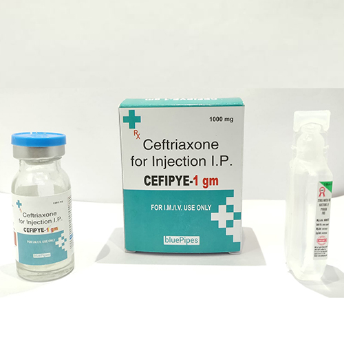 Product Name: CEFIPYE 1 gm, Compositions of CEFIPYE 1 gm are Ceftriaxone for Injection I.P. - Bluepipes Healthcare