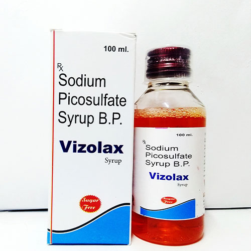 Product Name: Vizolax , Compositions of Vizolax  are Sodium Picosulphate 5mg - Voizmed Pharma Private Limited