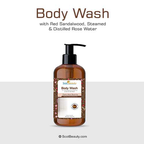 Product Name: Body wash, Compositions of Body wash are With red  sandalwood ,Steamed & Rose Water - Pharma Drugs and Chemicals