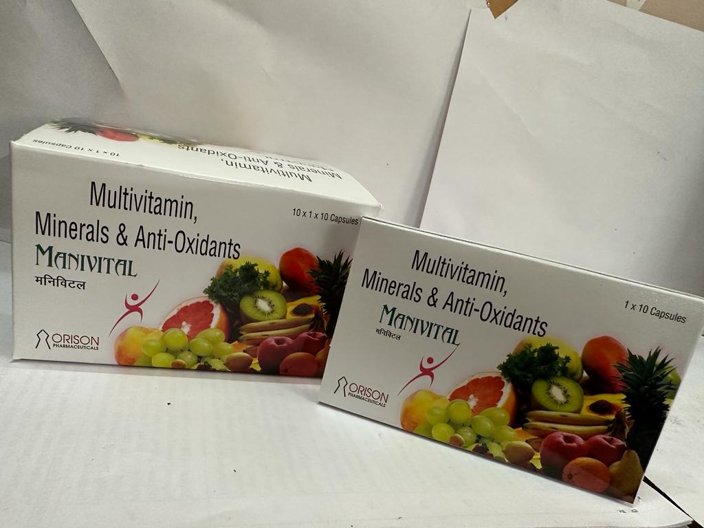 Product Name: Multivitamin Capsule, Compositions of Multivitamin Capsule are Multivitamin,Multi minerals & Anti Oxidant  - Orison Pharmaceuticals