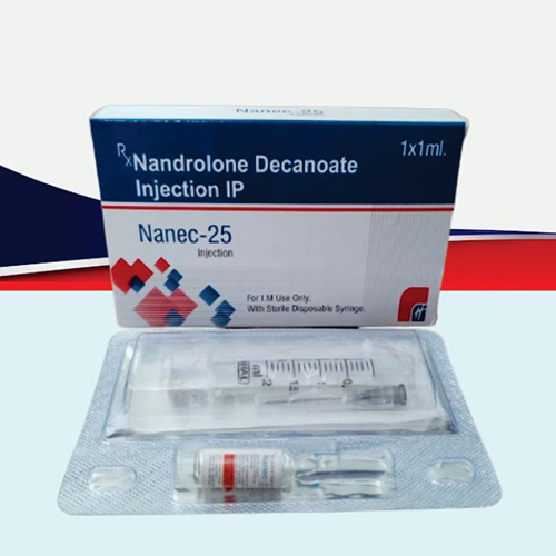 Product Name: Nanec 25, Compositions of Nanec 25 are Nandrolone Decanoate Injection IP - Healthkey Life Science Private Limited