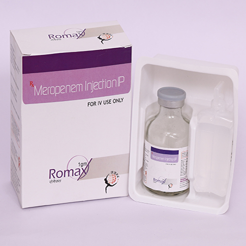 Product Name: ROMAX, Compositions of ROMAX are Meropenem Injection IP - Biomax Biotechnics Pvt. Ltd