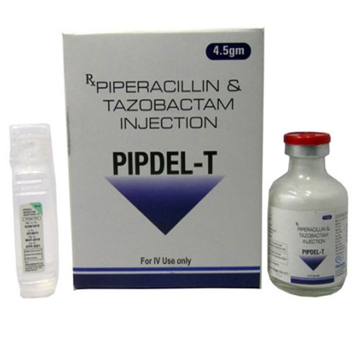 Product Name: PIPDEL T, Compositions of PIPDEL T are Piperacillin 4gm+ Tazobactam 0.5gm - Edelweiss Lifecare