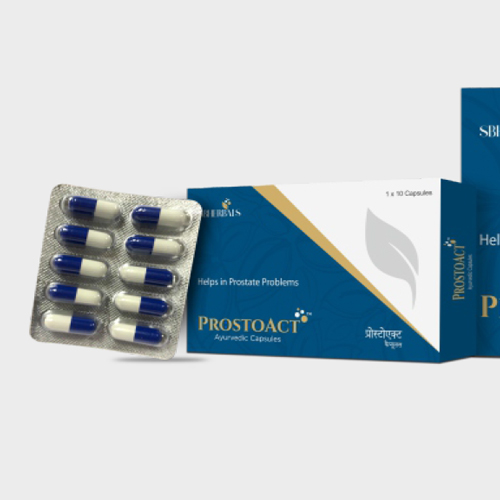 Product Name: Prostoact, Compositions of Prostoact are 100% Ayurvedic Formula - Sbherbals