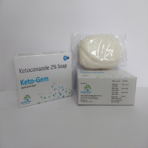 Product Name: Keto Gem, Compositions of Keto Gem are Ketoconazole Soap 2% w/w - Healthtree Pharma (India) Private Limited