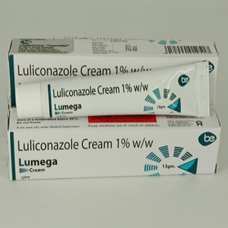 Product Name: Lumega, Compositions of Lumega are Luliconazole Cream 1% w/w - Biodiscovery Lifesciences Pvt Ltd