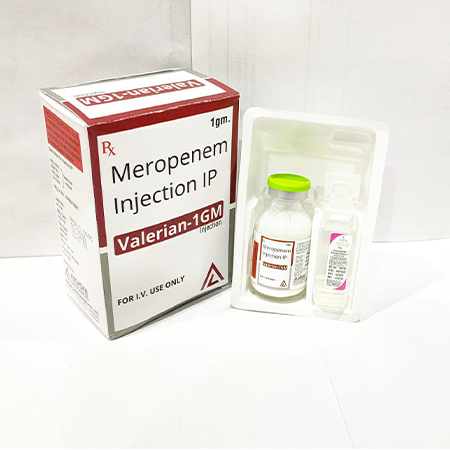Valerian 1GM are Meropenem Injection IP - Arvoni Lifesciences Private Limited