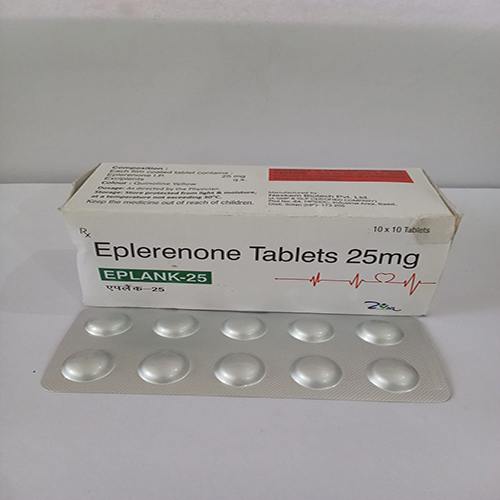 Product Name: EPLANK 25, Compositions of EPLANK 25 are Eplerenone Tablets 25mg - Arlig Pharma