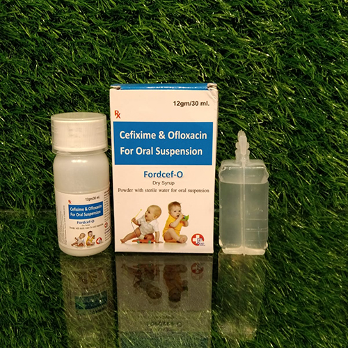 Product Name: Fordecef O DS, Compositions of Fordecef O DS are Cefixime & Ofloxacin for Oral Suspension - Crossford Healthcare