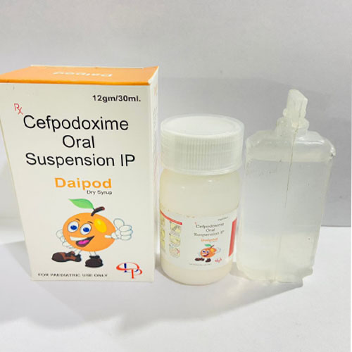 Product Name: Daipod, Compositions of Daipod are Cefpodoxime Oral Suspension IP - Disan Pharma