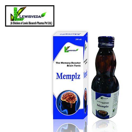 Product Name: Memplz, Compositions of Memplz are The memory Booster Brain Tonic - Lewis Bioserch Pharma Pvt. Ltd
