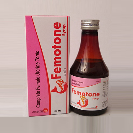 Product Name: Femotone , Compositions of Femotone  are Complete Female Uterine Tonic - Zegchem