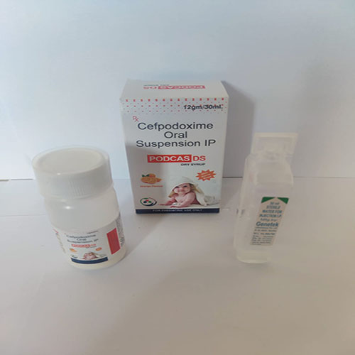 Product Name: Podcas Ds, Compositions of Podcas Ds are Cefpodoxime Oral  - Medicasa Pharmaceuticals