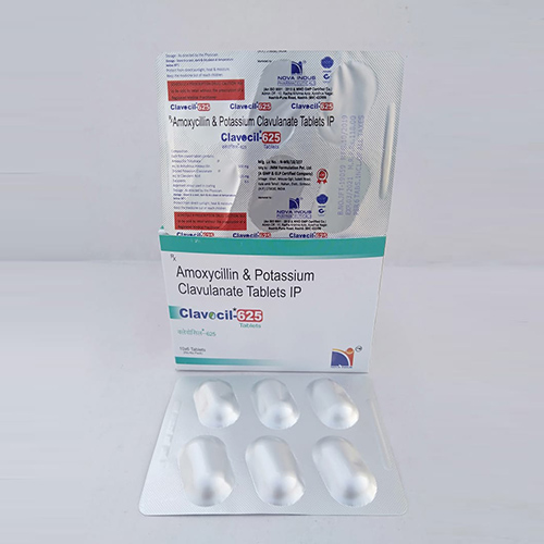 Product Name: Clavocil 625, Compositions of Clavocil 625 are Amoxicyllin &  Potassium Clavunate Tablets IP - Nova Indus Pharmaceuticals