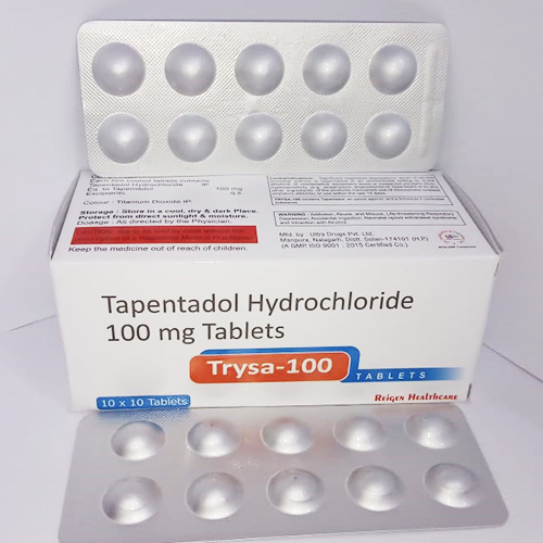 Product Name: TRYSA 100 Tablets, Compositions of TRYSA 100 Tablets are Tapentadol  - JV Healthcare