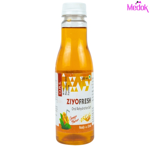 Product Name: Ziyofresh , Compositions of Ziyofresh  are oral rehydration salt - Medok Life Sciences Pvt. Ltd